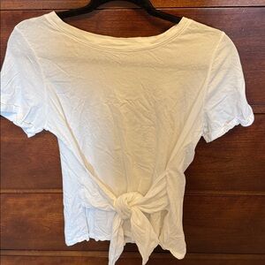 Anthropologie white cotton Top